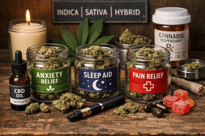 How to Choose the Right Weed Strain for Anxiety, Sleep, or Pain